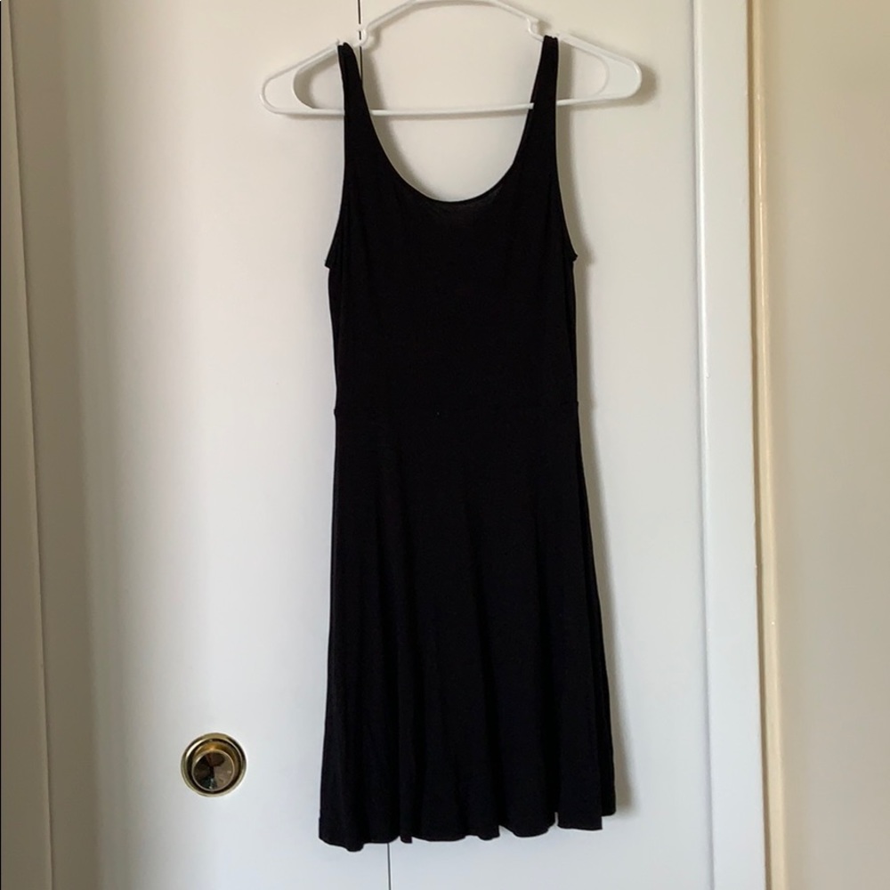 Express - Black short cotton dress